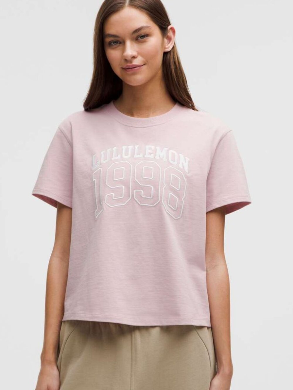 Lululemon Relaxed Fit Cotton Jersey Tee Oversized Graphic T shirt